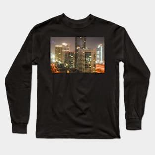 Dubai Marina at Night Long Sleeve T-Shirt